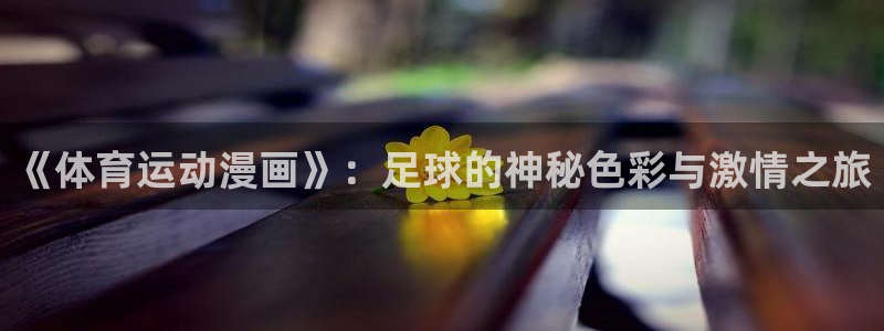 皇冠277体育：《体育运动漫画》：足球的神秘色彩与激情之旅