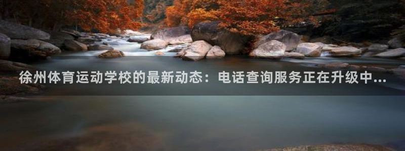 77体育app下载官网：徐州体育运动学校的最新动态：电话查询服务正在升级中...
