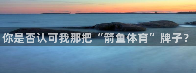 77体育官网：你是否认可我那把“箭鱼体育”牌子？